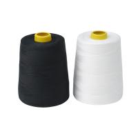 Bonne qualité 40/2 fil de couture noir 100% fil de polyester usine prix de gros