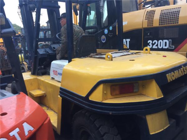 Hot Sale Used Komatsu 10T Forklift ISUZU engine with Original Paint