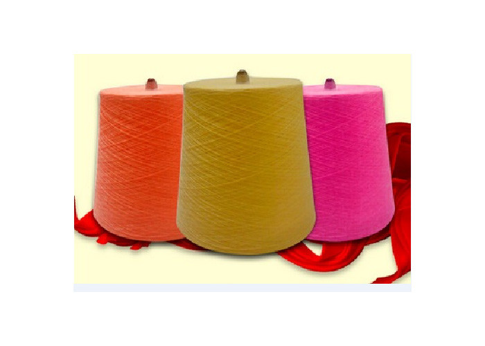 Dope Dyed 60s / 2 Cotton Knitting Yarn , Recyled Cotton Weaving Yarn Eco - Friendly