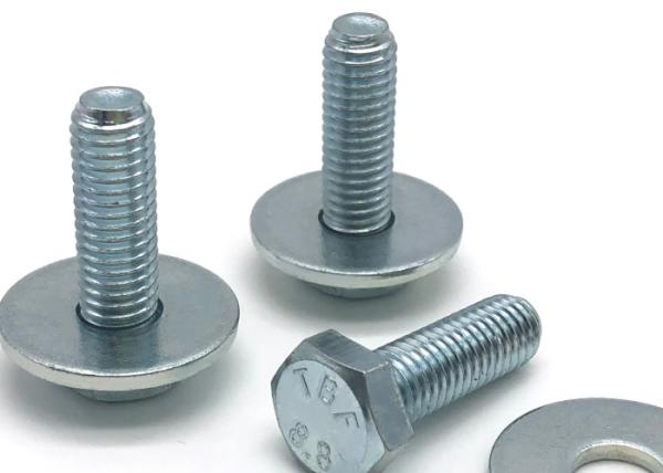 Carbon Steel Hexagon Bolt Grade 4.8 M8 1/4 Galvanized Heavy Load Industrial Applications
