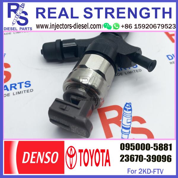 Bocal comum 23670-30050 da injeção do motor diesel de injetor de combustível 095000-5881 do trilho para Toyota 2KD-FTV