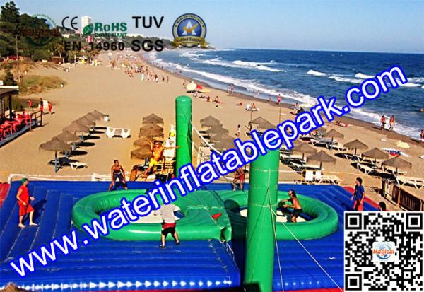 Outdoor Inflatable Sport Games / Inflatable Volleyball Court