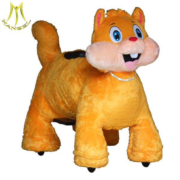 Hansel animal kid ride on toy for mall and stuffed ride on animal toy with arcade animal ride for mall