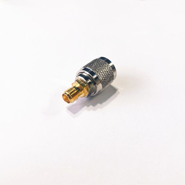 50 Ohm TNC to SMA Adapter Nickel Plated Brass with Low VSWR ≤1.25 for RF Systems