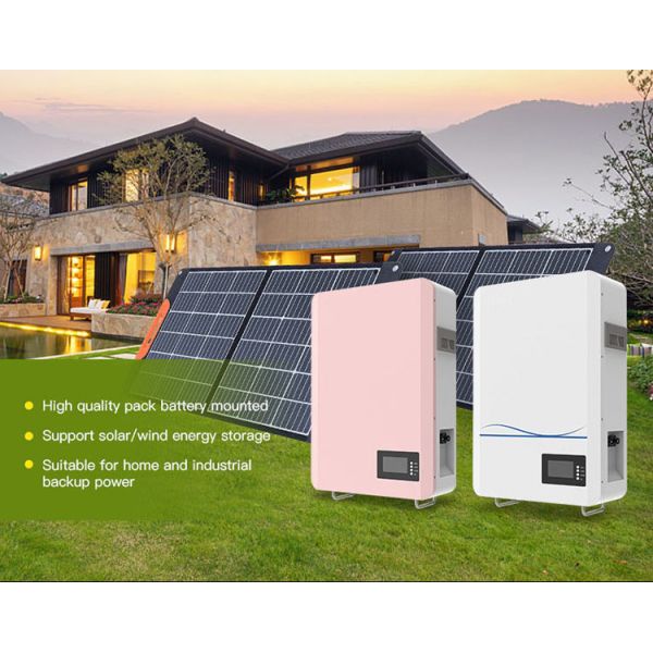 3KW Wall Mounted Solar Battery 51.2V 70Ah Lithium Ion Battery For Solar Storage