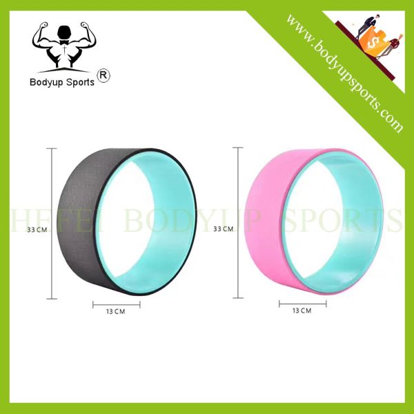 1.35kg Yoga Training Equipment Yoga Wheel With Extra Thick TPE Foam