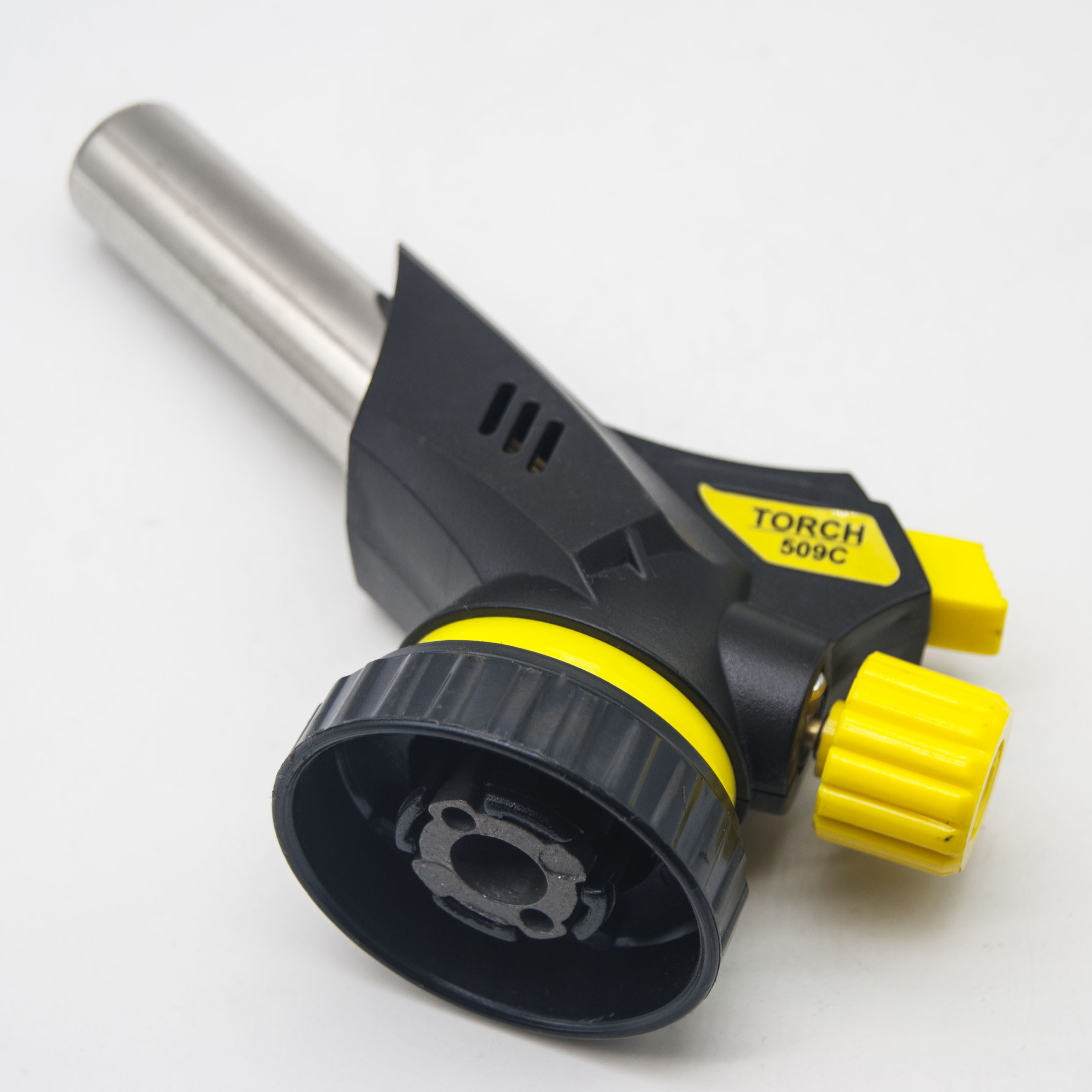 Auto Ignition Gas Torch Head Adjustable Flame Gas Blowtorch Nozzle For Cooking Soldering