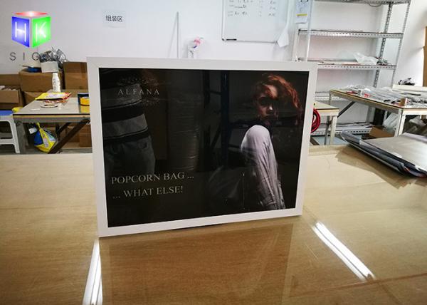Snap Aluminum Slim Outdoor Led Light Box Sign For Advertising , Eco Friendly