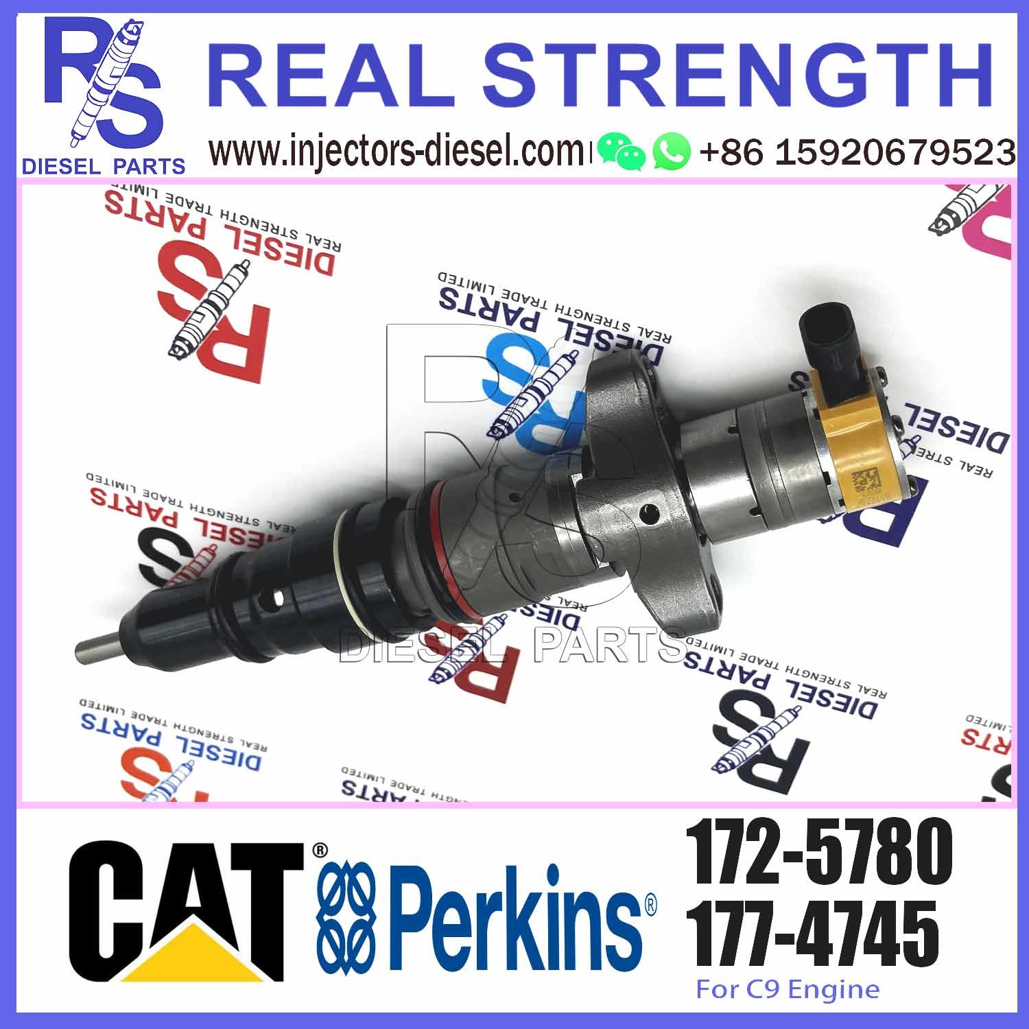 Инжектор 172-5780 двигателя CAT C9 C-9 1725780 для инжектора топлива Excavatoe 330C