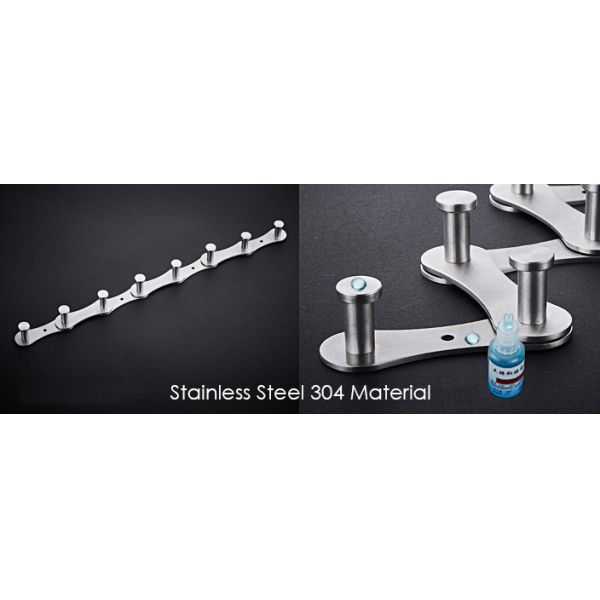 Expandable Foldable Stainless Steel Robe Hooks With Mirror Polishing Finish