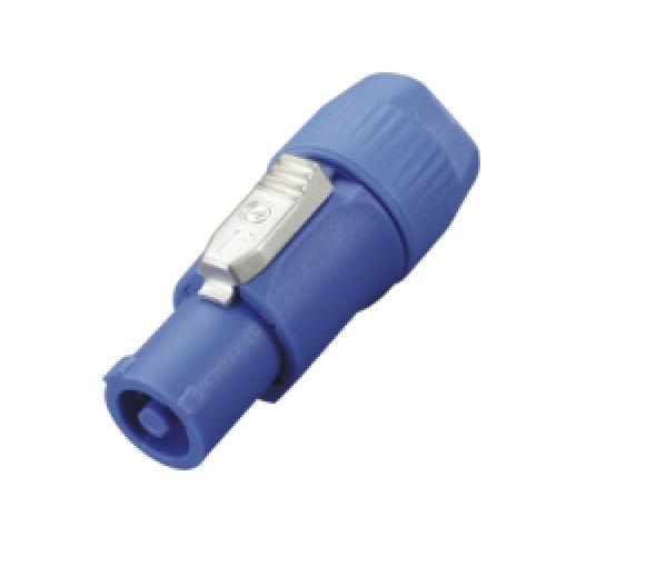 20A 250V Powercon Connector for LED Device / 3P Male Blue connector DD3042