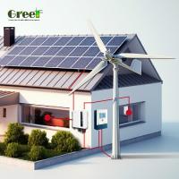 98% Sistema Solar Híbrido com potência nominal de saída de 8 kW a 10 kW e tensão de saída de 110/220 V