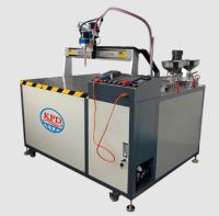 Machine de distribution de colle à base de graisse de silicone à 2 composants indépendante pour le pottage électronique