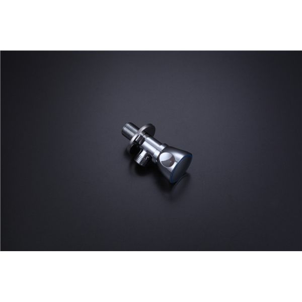 Anti Aging Kitchen Plumbing Brass Angle Valve , Lead Free Chrome Angle Valve