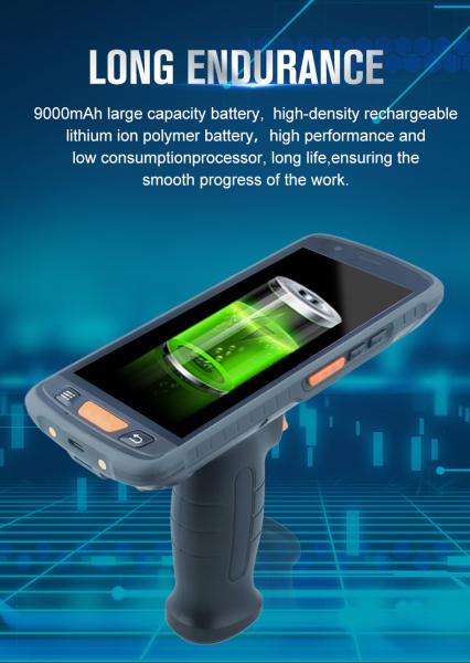 Industrial Android 11 PDA Handheld Barcode Scanner with Stock Availability and 2G/3G/4G/WIFI/BT Communicatio
