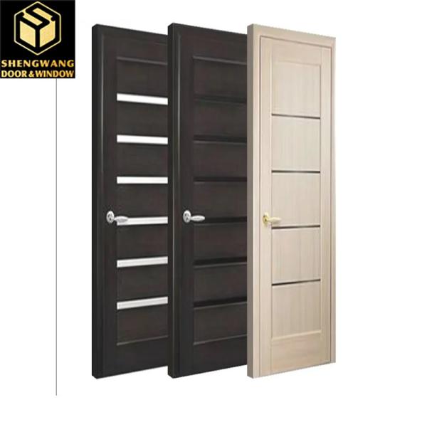 Fireproof Swing Left Aluminum Shop Front Doors Villa Solid Aluminium Front Doors