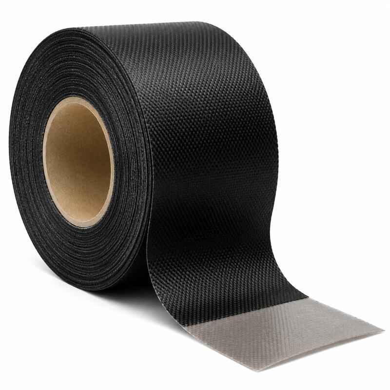 PTFE-Coated Carbon Fiber Fabric Tape / Carbon Fibre PTFE Tape / PTFE Carbon