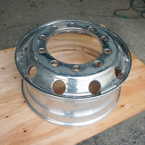 22.5x8.25 Forged Aluminum Truck Wheel Rim with 3850kg Max Load and High-Strength Alloy Construction