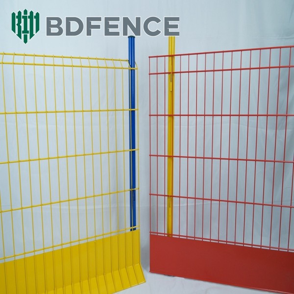 High Security Powder Coated Steel Mesh Barrier for Construction Fall Prevention