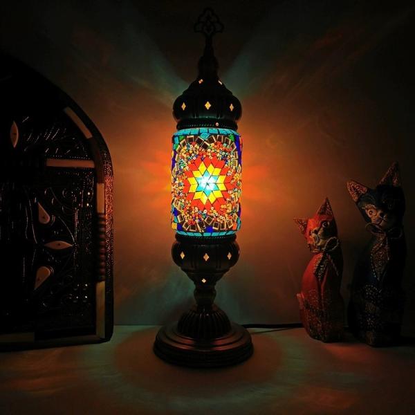 Southeast Asia Table Lamp Mediterranean Turkish E14 table lamps for bedroom bedside(WH-VTB-05)