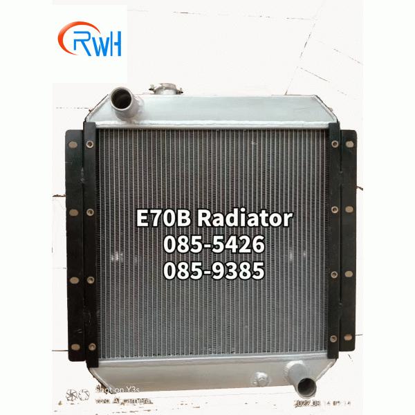 085 5426 085 9385 Assemblée de noyau de radiateur de réservoir d'eau CAT E70B E307 Excavatrice 4D32