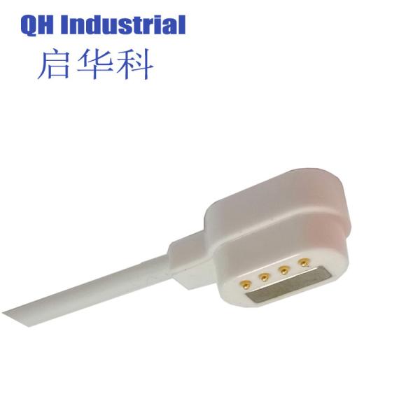 4Pin Republic Of Korea magnetic laptop power connector wearable charger cable with pogo pin