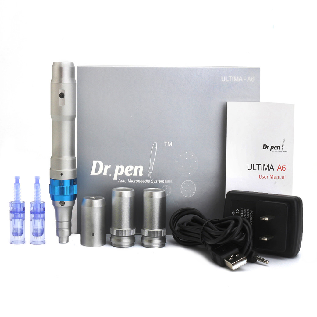 Dr Pen Powerful Ultima A6 Microneedle Dermapen Meso Rechargeable with Wireless and Wired Power Supply