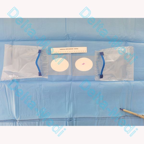 SMMS Disposable Surgical Packs Ophthalmic Drape Integrated Circle