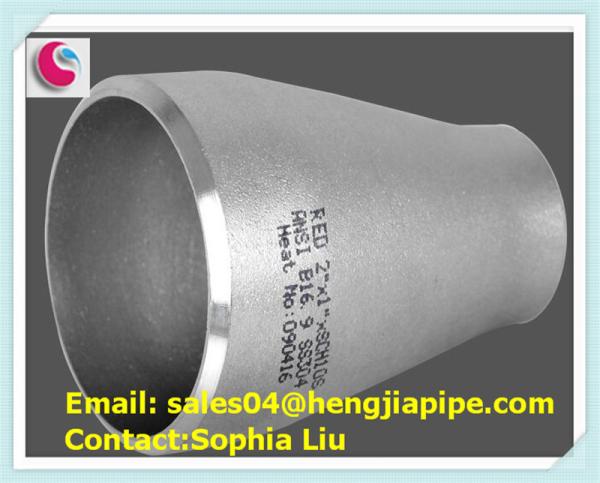 SS304 ANSI B16.9 small size butt weld reducer