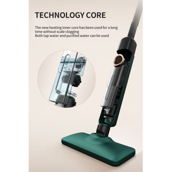 Household 1200W Multifunctional Steam Mop 500ml Handheld