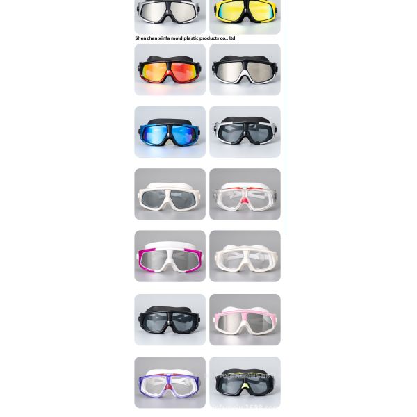 Vue plus claire Hommes Femmes lunettes de natation Pour adultes en plein air Lunettes d'eau électroplatées