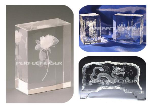 2019 5000HZ Novo Estilo Máquina de gravação interna a laser de cristal 3D com refrigeração a ar