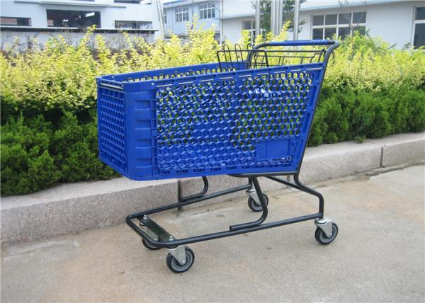Fashionable Plastic Shopping Trolley Plastic Grocery Carts With Baby Seat