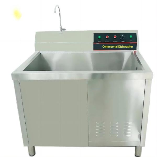 Ultrasonic Kitchen Commercial Dishwasher Machine Ultrasound Semi Integrated