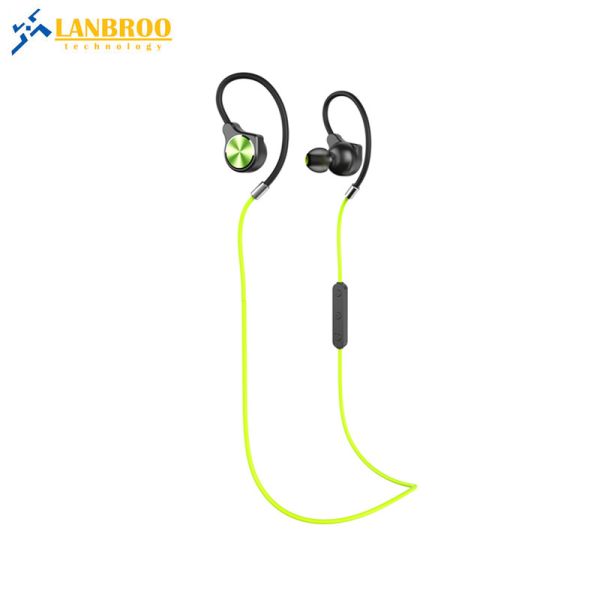 IPX7 waterproof bluetooth earphone sport mobile phone earhook headphone compatible iOS and android mobiles and tablets