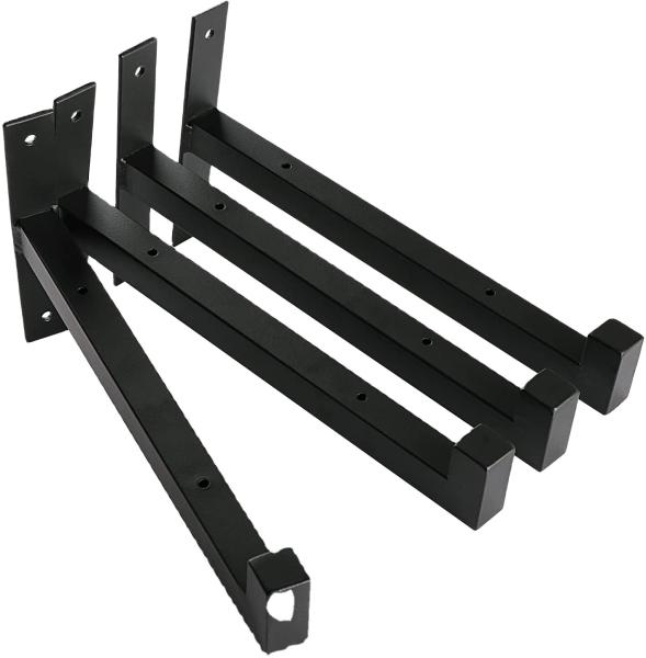 Powder Coated Heavy Duty Rustic Shelf Brackets Decorative Shelving Shelf Supports for Sturdy Shelves