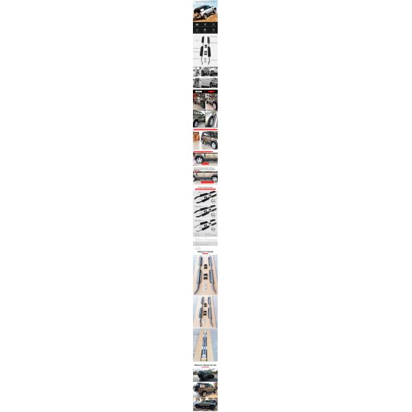 Antioxidant Land Rover Defender Car Running Boards Compression Resistant