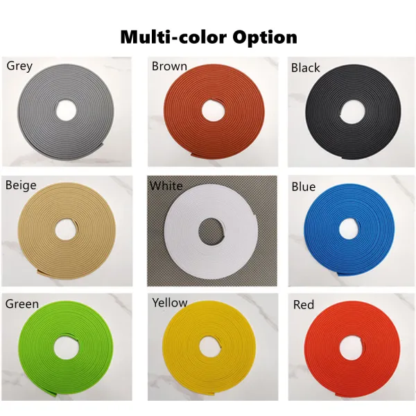 Furniture Soft TPE PVC U-Shaped Veneer Edge Banding Strip Edge Trimming Tape for Table Desk Cabinet
