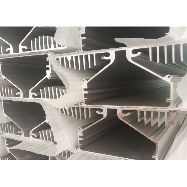 Extrusion Heat Sink Radiator Aluminum Spare Parts With Customized Made