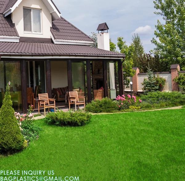 Garden Landscape Decor Plastic Carpet Mat Lawn Artificial Turf Synthetic Grass, Gym Patio Balcony Playground Backyard