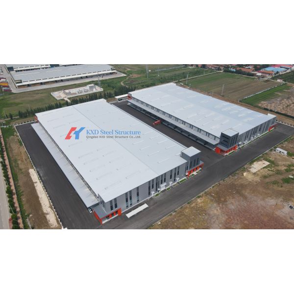 Metal Structure Warehouse Steel Frame Mobile Workshop Building for Sale