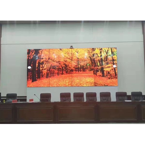 46Inch Large Video Wall Displays , 3x3 LED Video Wall Straight Down