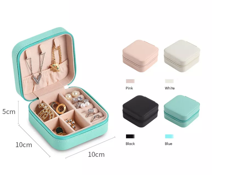 Портативная машинка ювелирных изделий коробки Flannelette подарка небольшой шкатулки для драгоценностей H001 упаковывая