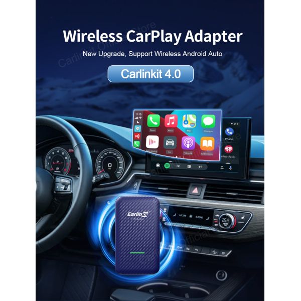 CP2A Wireless Android Auto Apple CarPlay Dongle Auto Connect Adapter