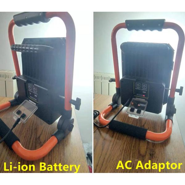 5000 Lumen 100W COB High Power LED Flood Light With Irony Handle Stand