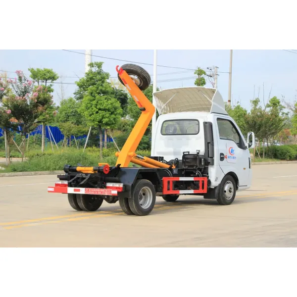 Hook Lift Garbage Truck 4X2 Mini Garbage Truck 4cbm