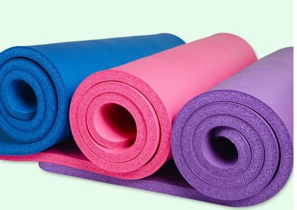 High Quality 20MM Thickening PVC Yoga Mat Fitness Non Slip Mat Floor Mat With Brand Your Own Logo , Good Elasticity