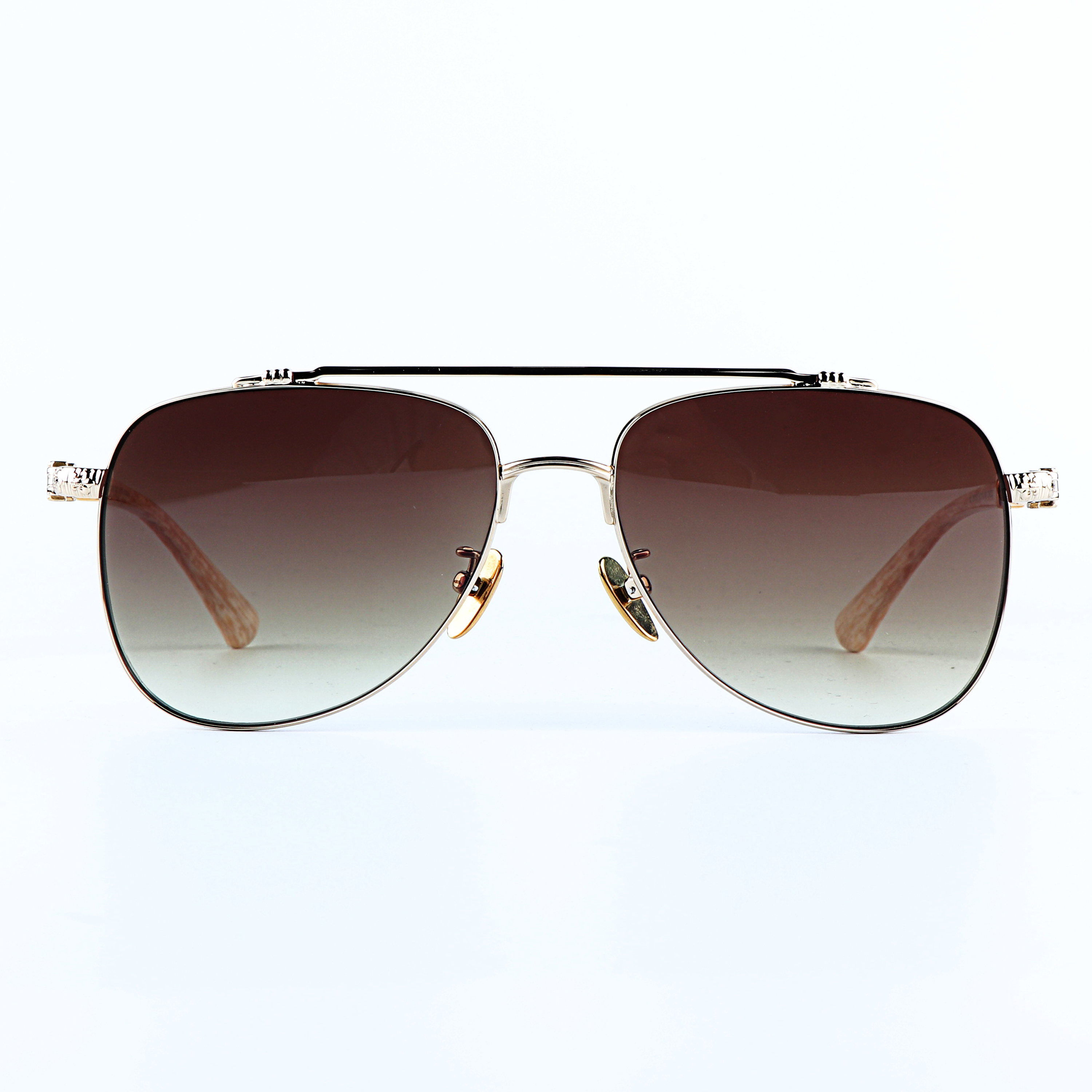 2026 Wholesale Design Titanium Unisex Sun Glass Cycling Men Women Vintage Lightweight Temple Sunglasses Customizable Side logo