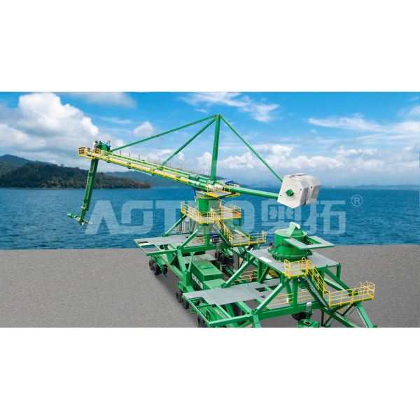 100 - выгружатель корабля винта автошины 500t/H мобильный легкий для того чтобы двинуть