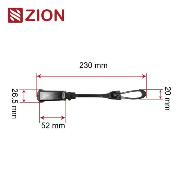 ZCPAC-01 FTTH Nylon Flat Cable Drop Clamp.
